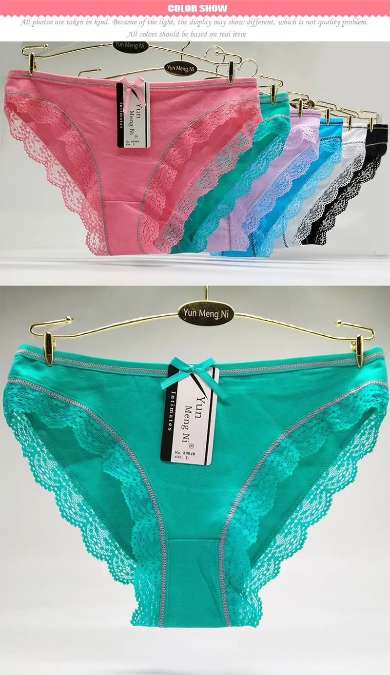 Yun Meng Ni Soft Cotton Panties Sexy Adult Women Panties Underwear