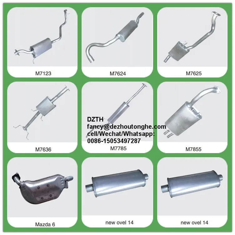 Aluminum Exhaust Muffler / Car Spare Parts Buy Aluminum Exhaust