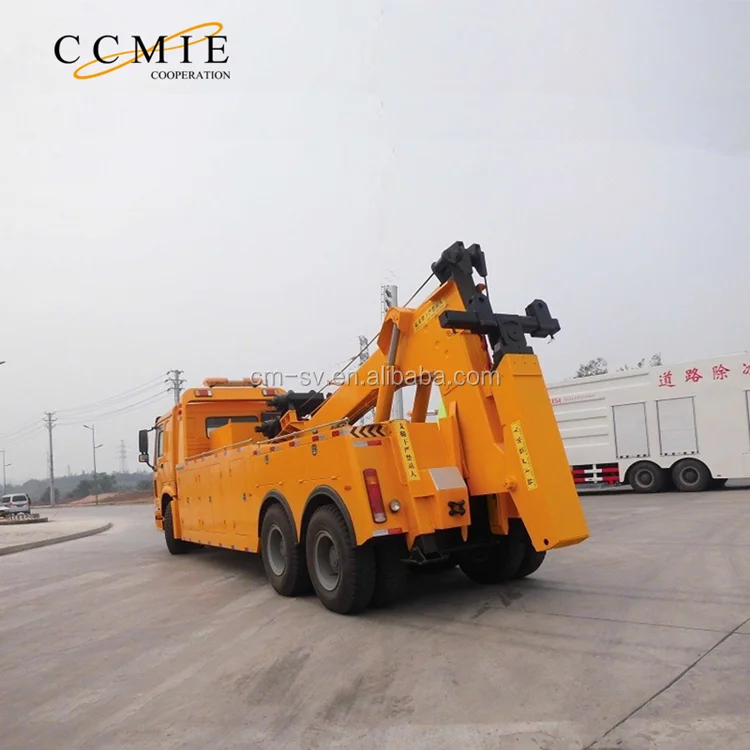 Vehicle Recovery Equipment Road Recovery Truck With Towing Crane Truck