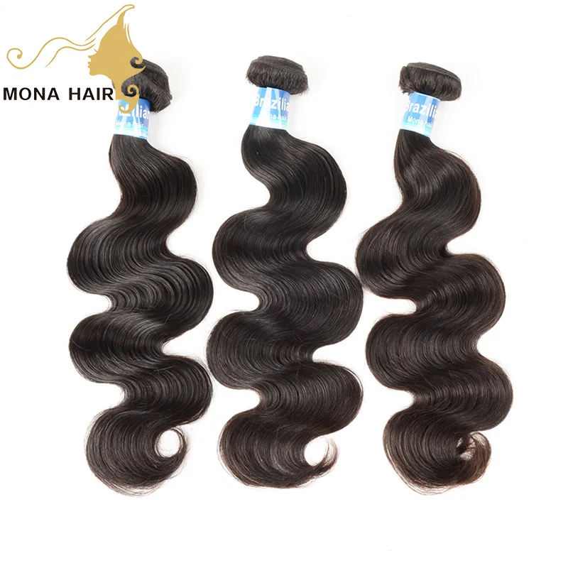 

Grade 12A Wholesale 100% virgin Brazilian human hair extension