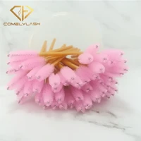 

Pink Mascara Brush For Eyelash Extension Nylon Eyelashes 50pcs/Bag Disposable Brushes Mascara Wands Applicator Makeup