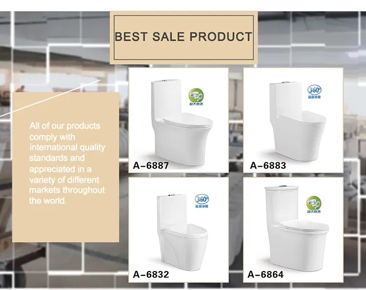 Hot Sale Wash down Two Piece Ceramic Toilet Bowl Africa market H-469