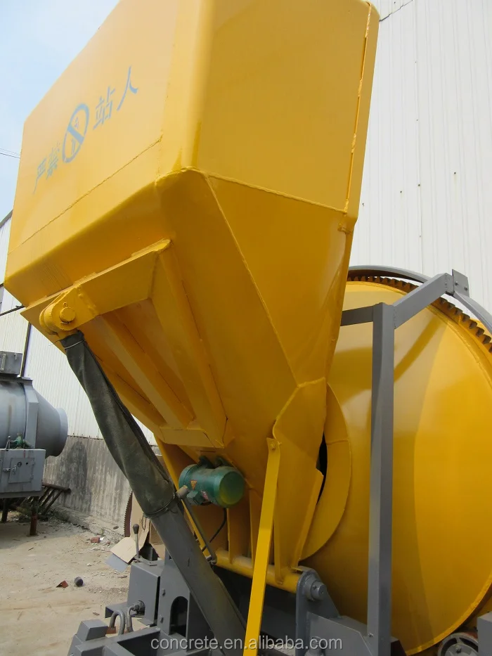 Hydraulic System Lifting Jzc350 Mobile Concrete Mixer Machine Diesel