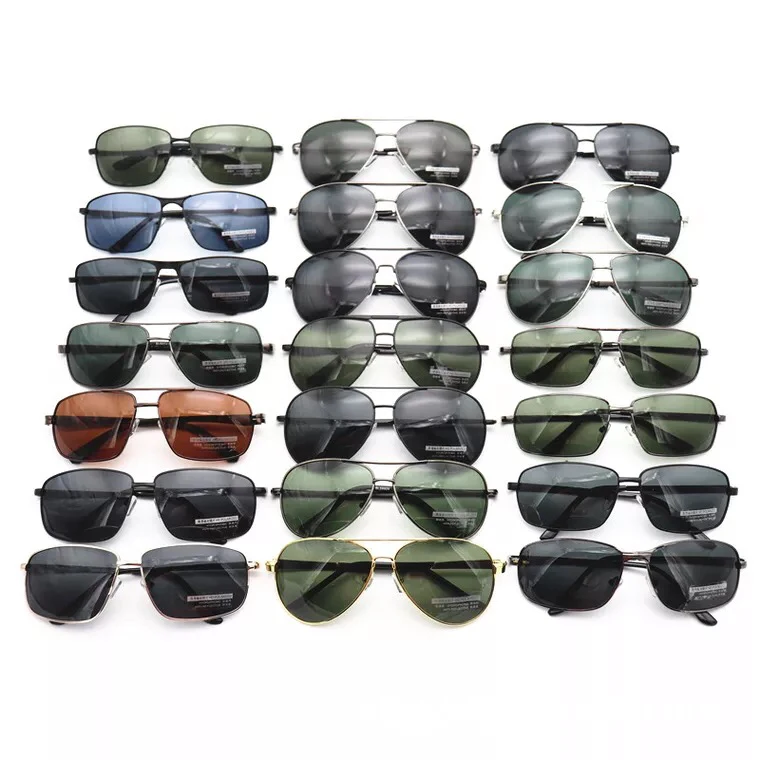 

assorted ready made vendors mixed metal wholesale polarized driving stock sunglasses color uv400, Mixed colors metal wholesale polarized driving sunglasses color uv400