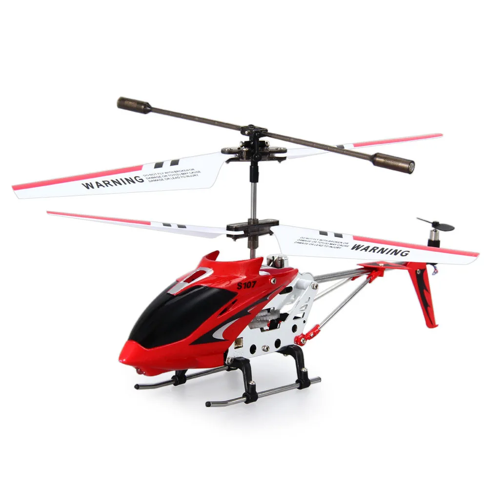 

2022 HOT Original Hoshi Syma S107G RC Helicopter Remote Control 3CH RC Mini Helicopter Drones RTF Metal Alloy Fuselage Fun Toys, Bule/yellow/red