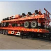 12 month guarantee term 2 Axles 30Ton Flatbed Container Semi trailer
