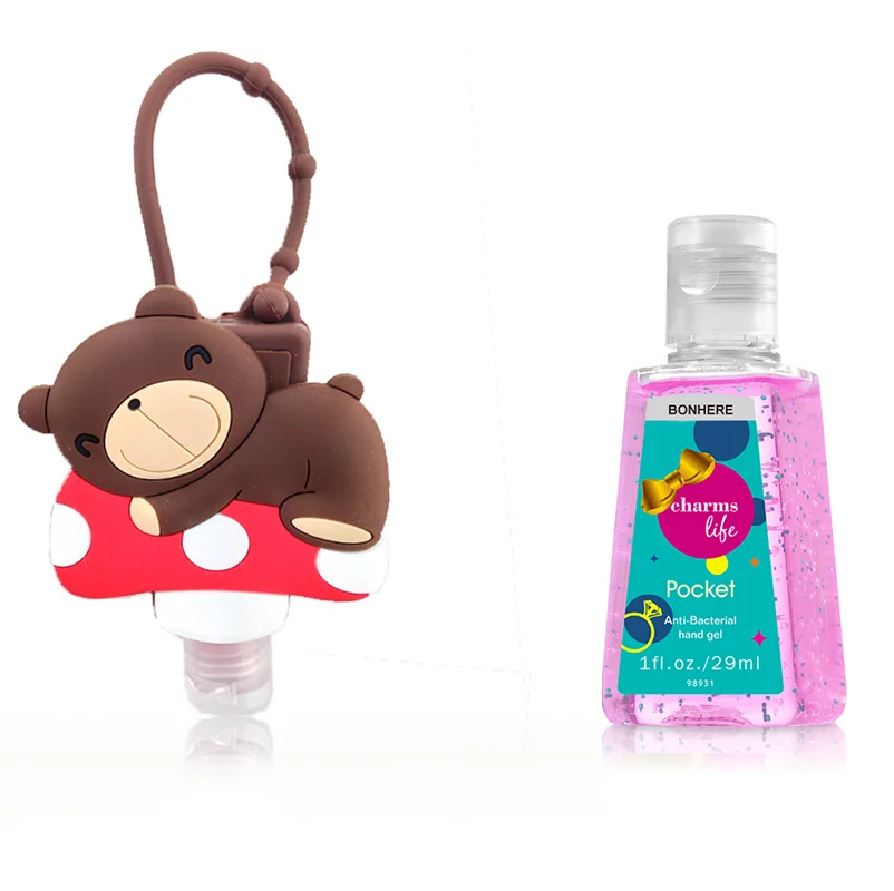 
Hot sell 29~30ml hand sanitizer silicone pocketbac holder 