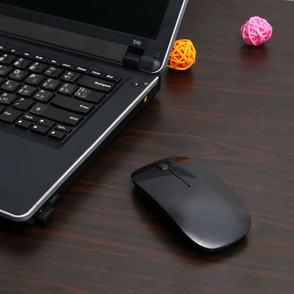 

2.4G Wireless Ultra Thin USB Optical Raton PC Computer Laptop Desktop Gaming Mouse, White;black;green;blue;pink;red (optional)