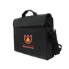 Double layer heat protection large fireproof document money pouch bag