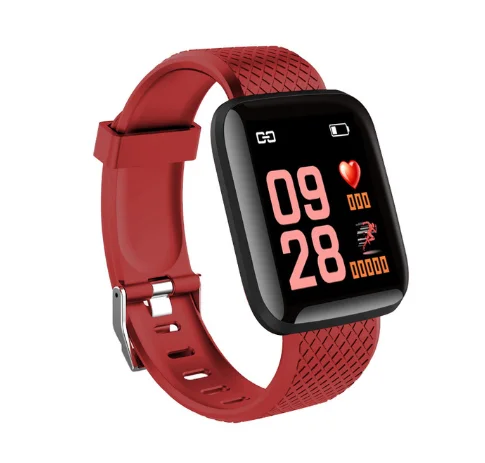 

Drogontech 2019 New product low Smartwatch With BT 4.0 Smart Watch Bracelet 116plus reloj de pulsera android watch, Black;blue;red;green;purple