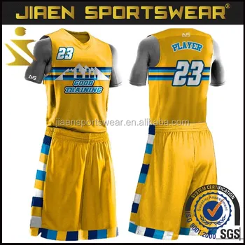 basketball jersey color yellow