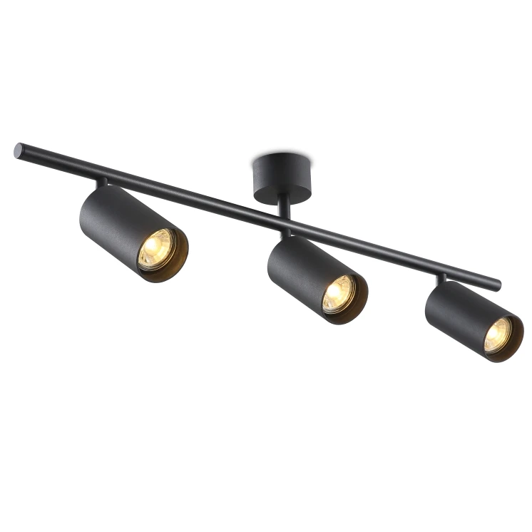
aluminium 4 lamp heads ceiling surface mounted ceiling spot light gu10 lamp housing 