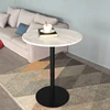 Cheap fast food restaurant tables custom stone table tops round marble top coffee table cast iron dining table design