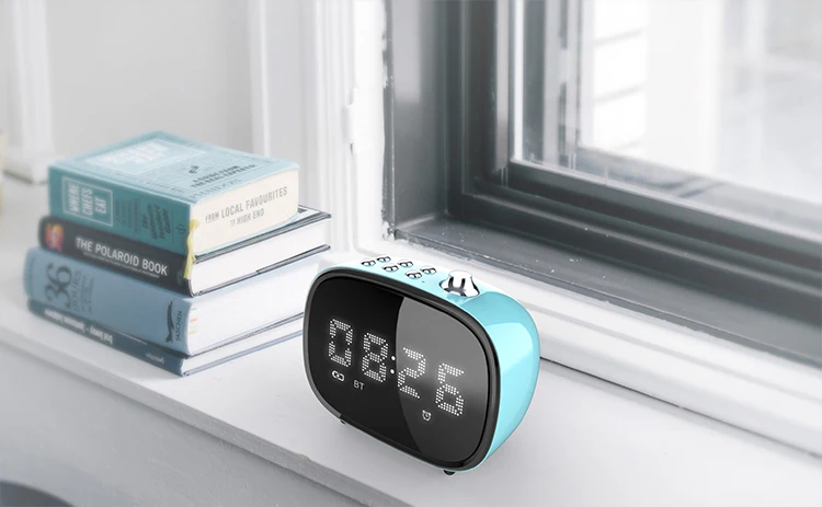 2019 New Arrival Fashion Design Multi-functional LED Screen Wireless Kids Bluetooth Speaker With Alarm Clock And FM Radio - ANKUX.COM