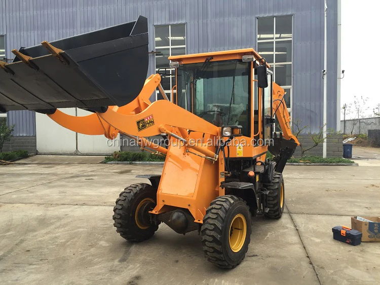 China mini agricultural backhoe loader mini excavator