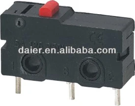 Mini Micro ON OFF Switch with No Lever PCB Terminals KW4-Z1P