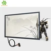 55 inch transparent lcd flexible advertising display with multi touch screen