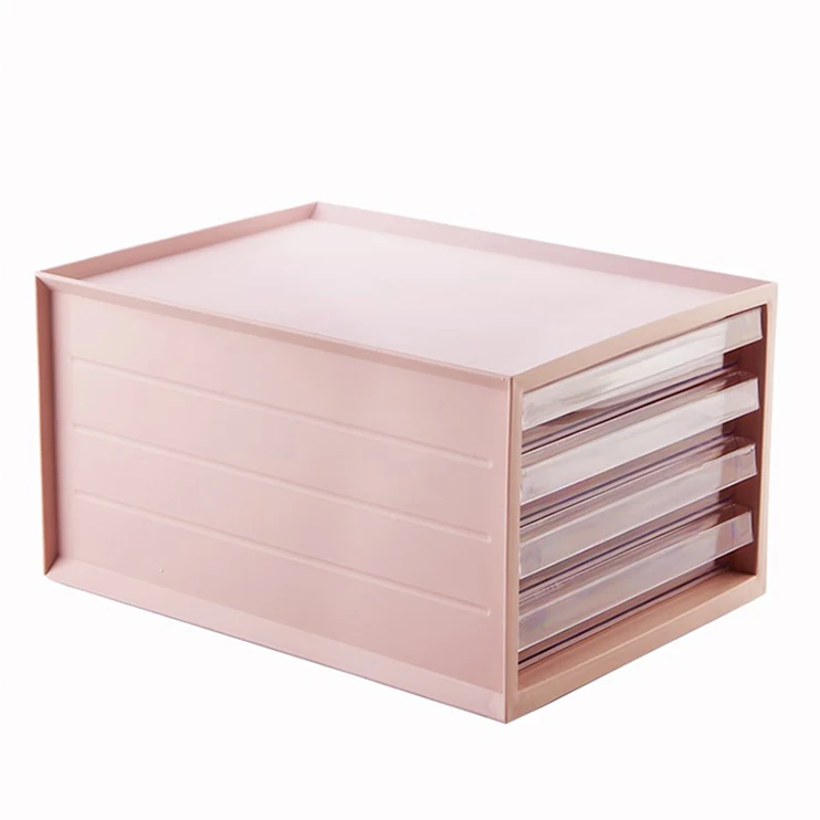 

Wholesale cosmetic medicine make up customized plastic storage box with divider