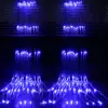 336 LED Waterflow Curtain Lights 3M X 3M Waterfall Christmas Holiday Fairy String Lights for Party Wedding Home Outdoor Decor