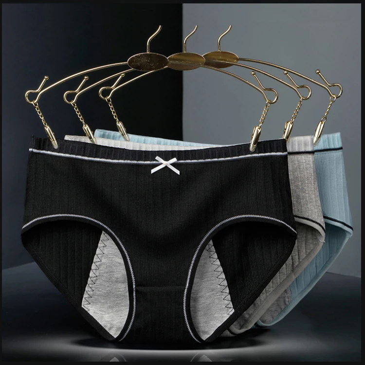 Custom Women Menstrual Leak Proof Period Panties Replace Tampon Washable Women Adult Incontinence Underwear