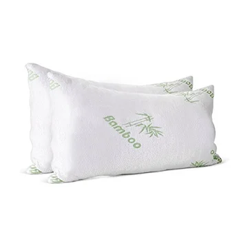 King Size Shredded Memory Foam Pillow With Bamboo Cover Buy