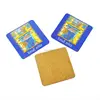 nice quality promotional custom printing square cork coasters