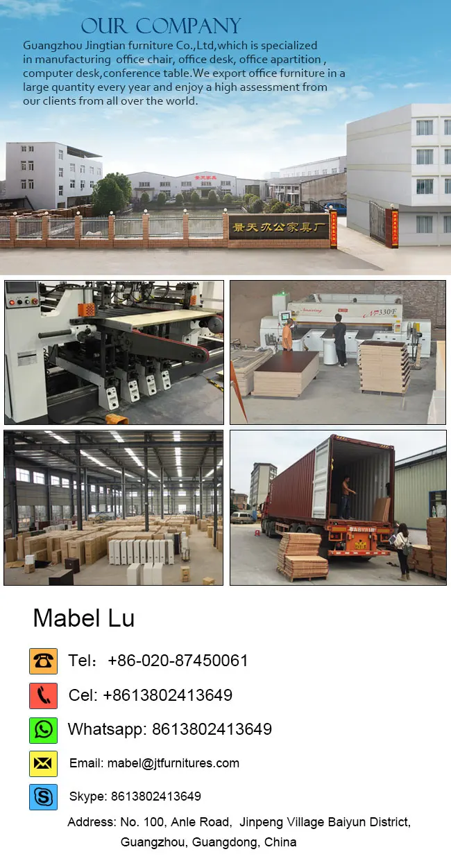 Two Sided Home Latest Design Modern Table Manager Desk Office Furniture