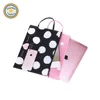 JHYL062 RDT Kawaii Strips Dots Printing Portable Hand A4 File Folder Korean Cute Oxford Fabric Bill Files Bag for School Office