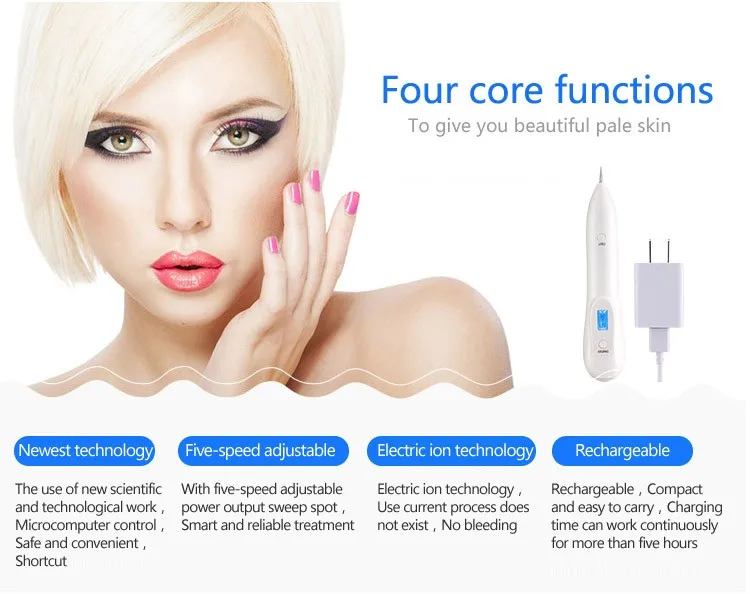 Hot new product Skin Treatment mole removal pen Spot remove beauty plasma pen