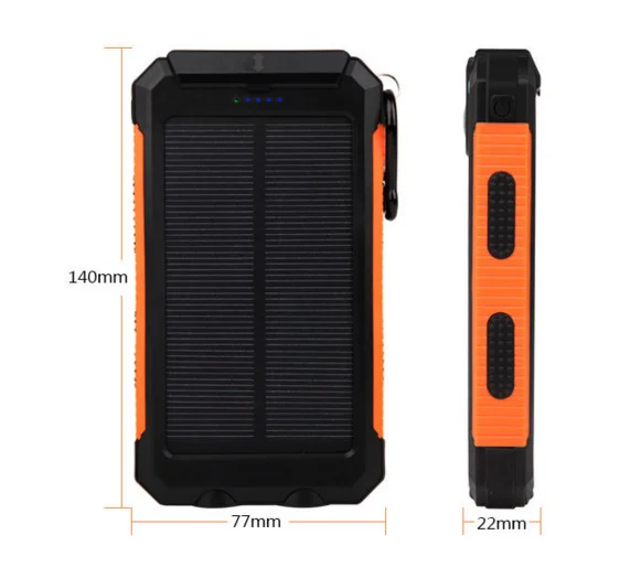 Solar Power Banks With Compass 10000mah Capacity Dual Usb Buy Solar Power Banks,Solar Power
