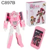 Manufacturer wholesale deformation mobile phone A story machine with lights Boy robot multi-functional early education toys