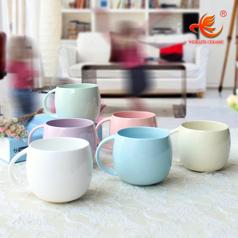 

WKTM001 china ceramic tableware,ceramic cup,cafe cups factory, Multi color