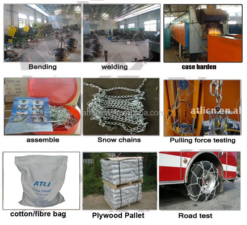Atlichain Manufacturer Tuv/gs And Onorm V5117 Snow Chains Car Truck