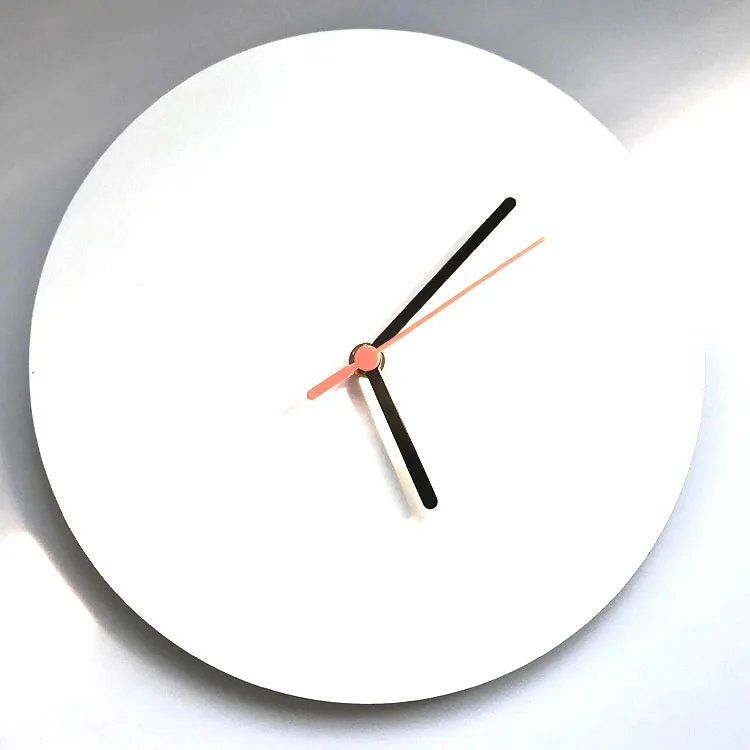 200mm Diameter Sublimation Mdf Round Clock Face White Blank Clock Face Buy Wooden Clock Face