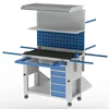China Wholesale Custom metal storage cabinet steel heavy duty Wood Workbench tool cabinet