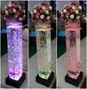 wedding RGB led water bubble square led pillar light