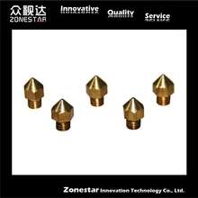 reprap 3D printer Extruder Nozzle For 1.75MM and 3mm filament Mixed Sizes 0.3mm 0.4mm compliant with ultimaker MK6 MK7 MK8