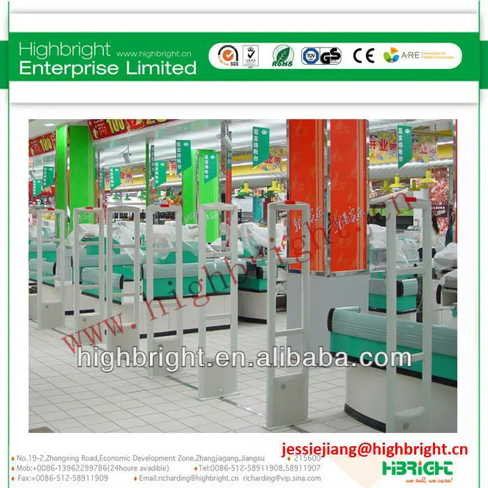 Rf Eas Gate Antitheft Barcode Security System Buy Barcode Security