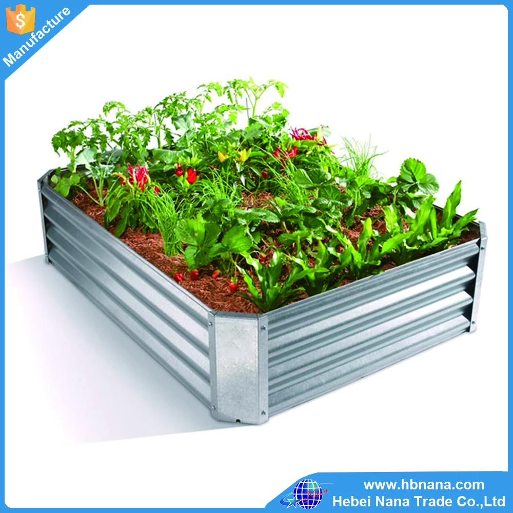Powdercoated Metal Galvanized Steel Outdoor Raised Garden Bed For Plant Growth Buy Owder
