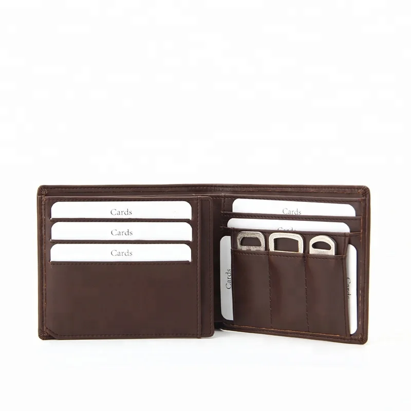 

High Quality Vintage Genuine Leather Rfid Wallet Men Wallet, Available