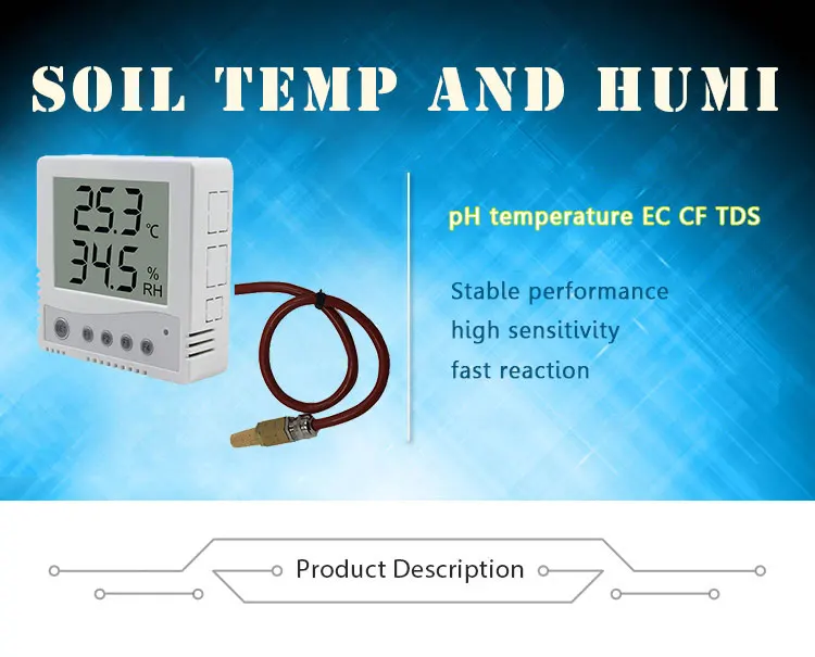 Low cost RS485 temprature high quality temperature sensor soil moisture detector