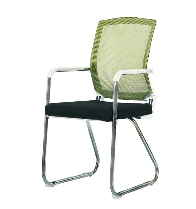 Sled base metal  frame  heavy duty wire mesh ture boss designs wheels for office chair foshan