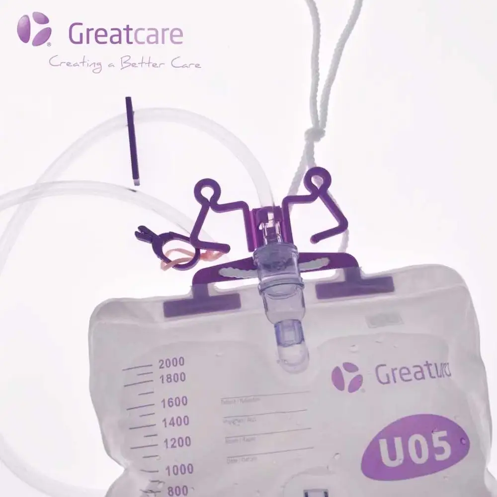 
Greatcare Medical Disposable Plastic Adult urine Drain bag U05 
