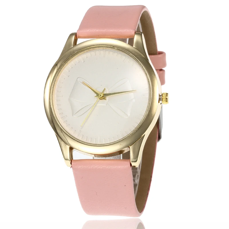 

Bow Women Luxury Fashion Leather Strap Quartz Wrist Fashion Watches Women JSW-0973