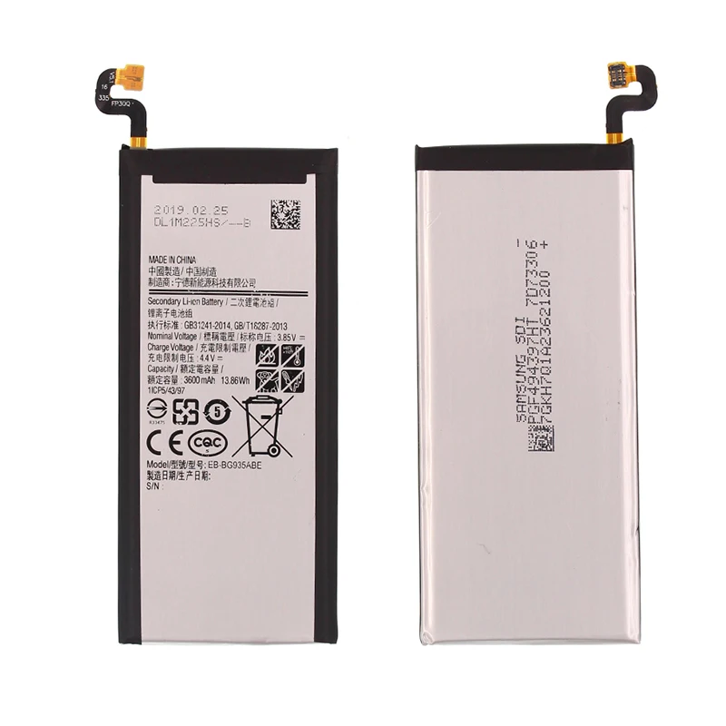 

Rechargeable 3600mAh 13.86Wh cell phone battery for Samsung S7 edge battery