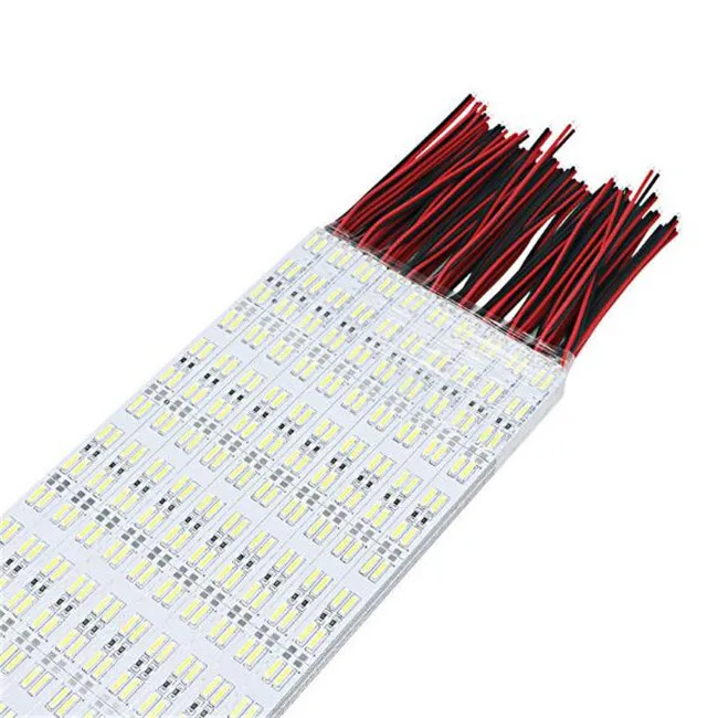 

8520SMD double row Bar light 120 LED brightness Cool white 12V showcase counter shelf light strip