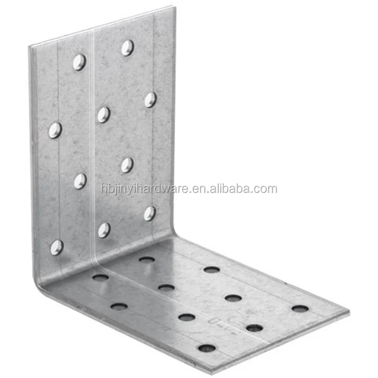 Уголок крепежный белый. Connector Galvanized 45x150x45.