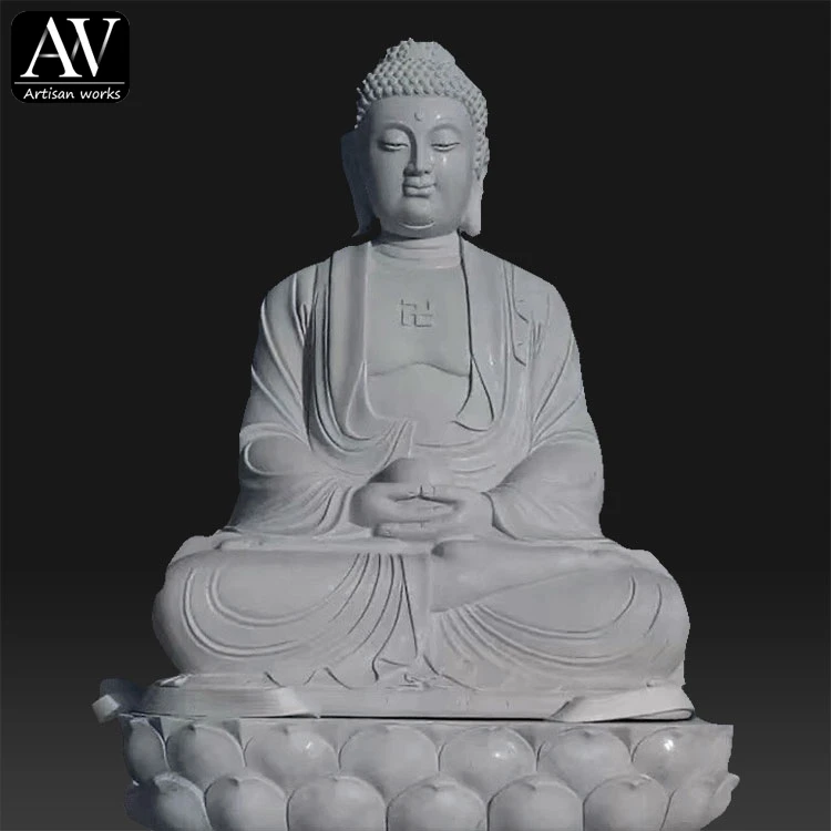Natural stone large kwan yin statue