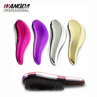 

Anti-static Hair Brush Comb Styling Tools Shower Electroplate Detangling Massage Combs for Salon Styling Women Girls Hair