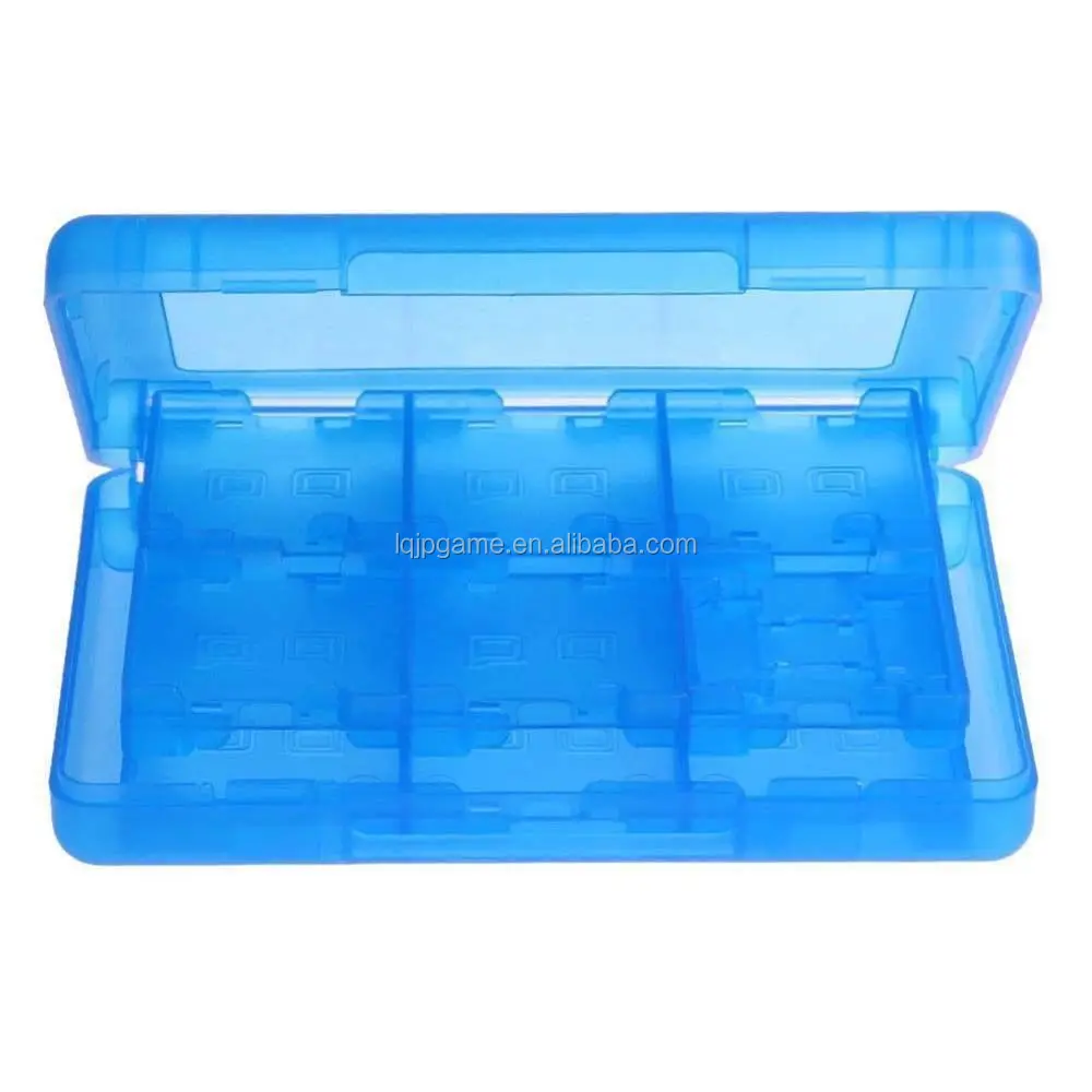 

4 Colors 28 in 1 Plastic Storage Case Holder Box for Nintendo 3DS / DS / DSi Game Card Cartridge TF / SD Cards Stylus